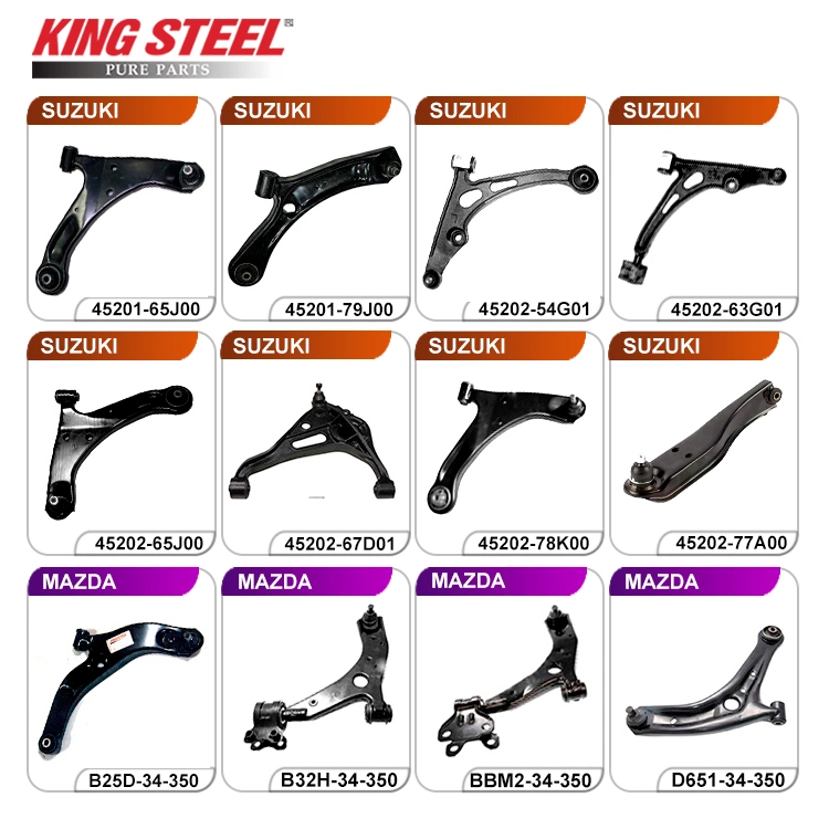 Kingsteel Auto Car Suspension Parts Rear Front Lower Upper Rigth Letf Control Arm for Toyota Hiace Hilux Mitsubishi L200 Hyundai Mazda Jimny Ford